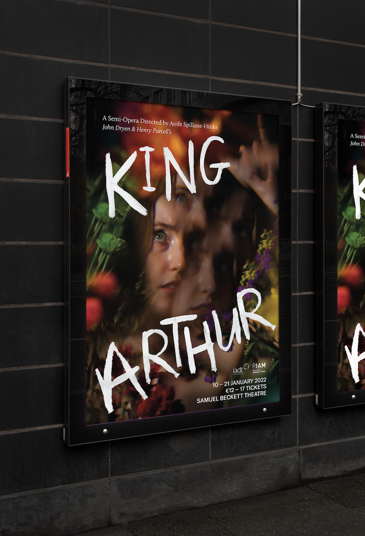 King Arthur street poster mockup