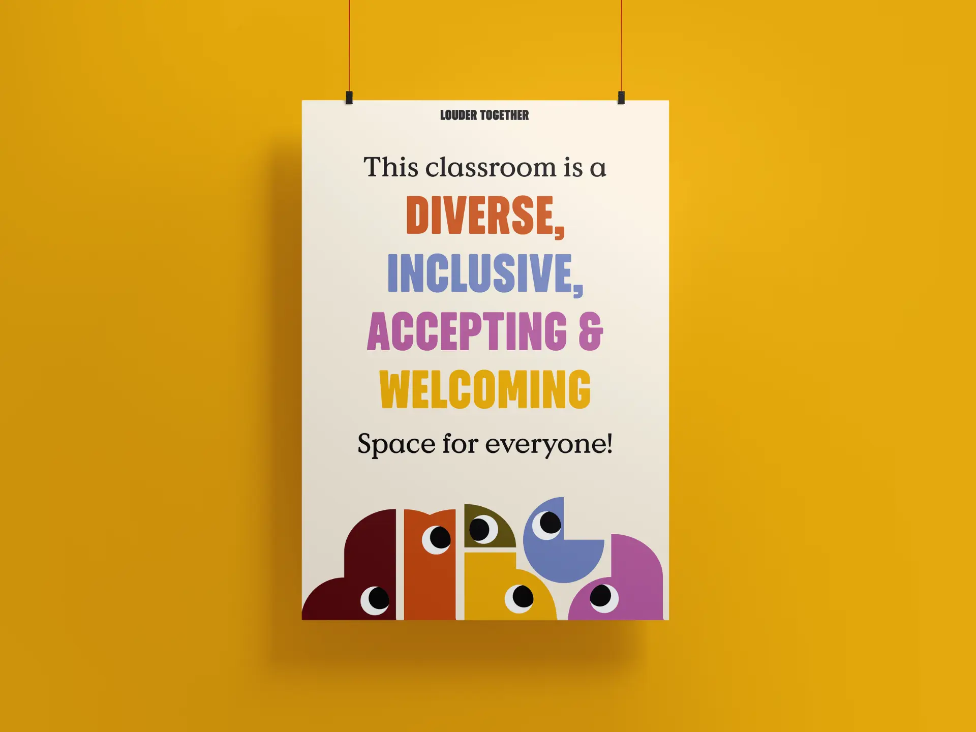 Inclusive classroom poster