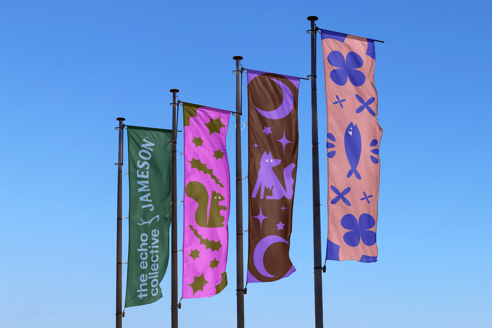 Echo Collective flags