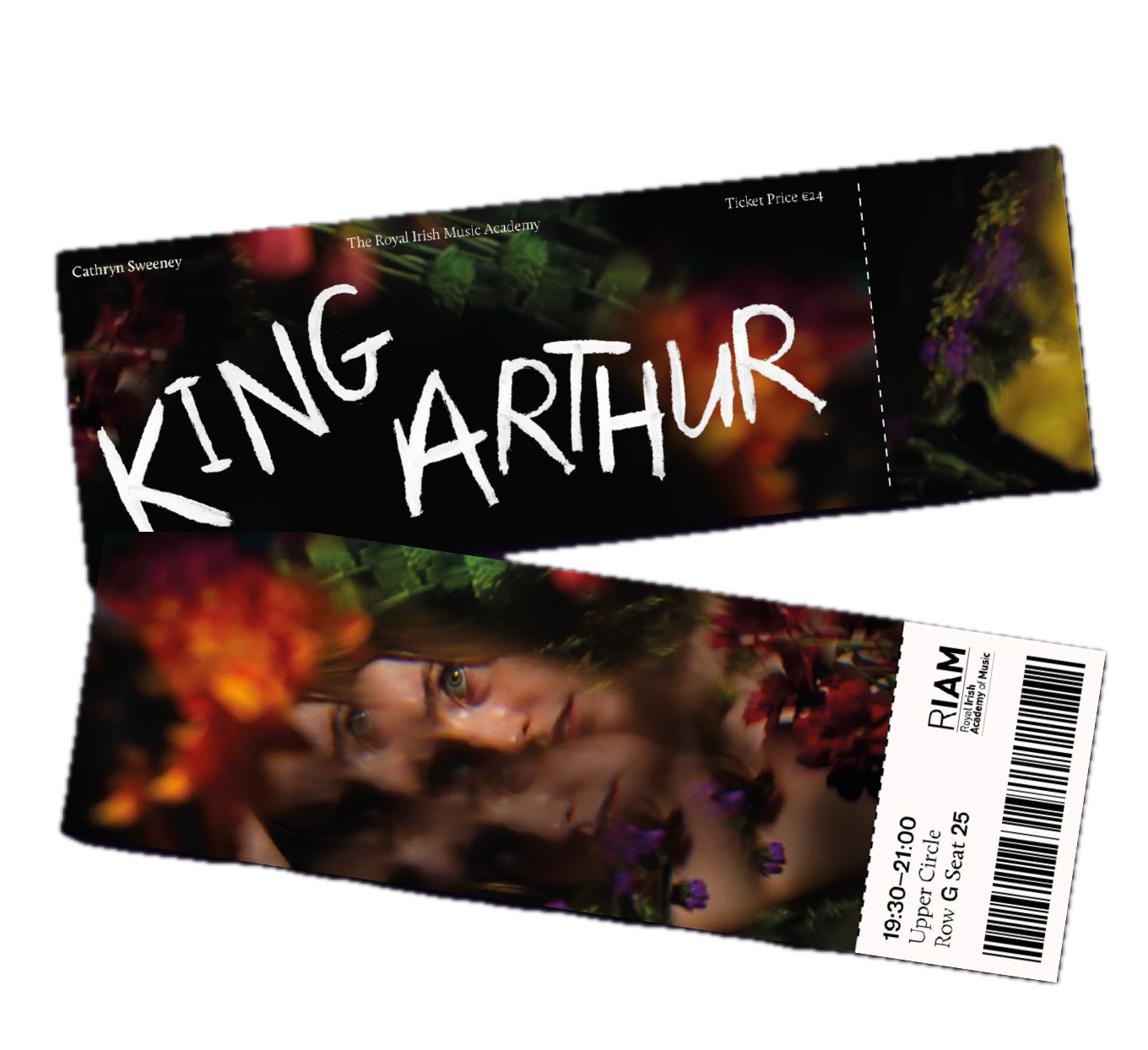 King Arthur event ticket mockup