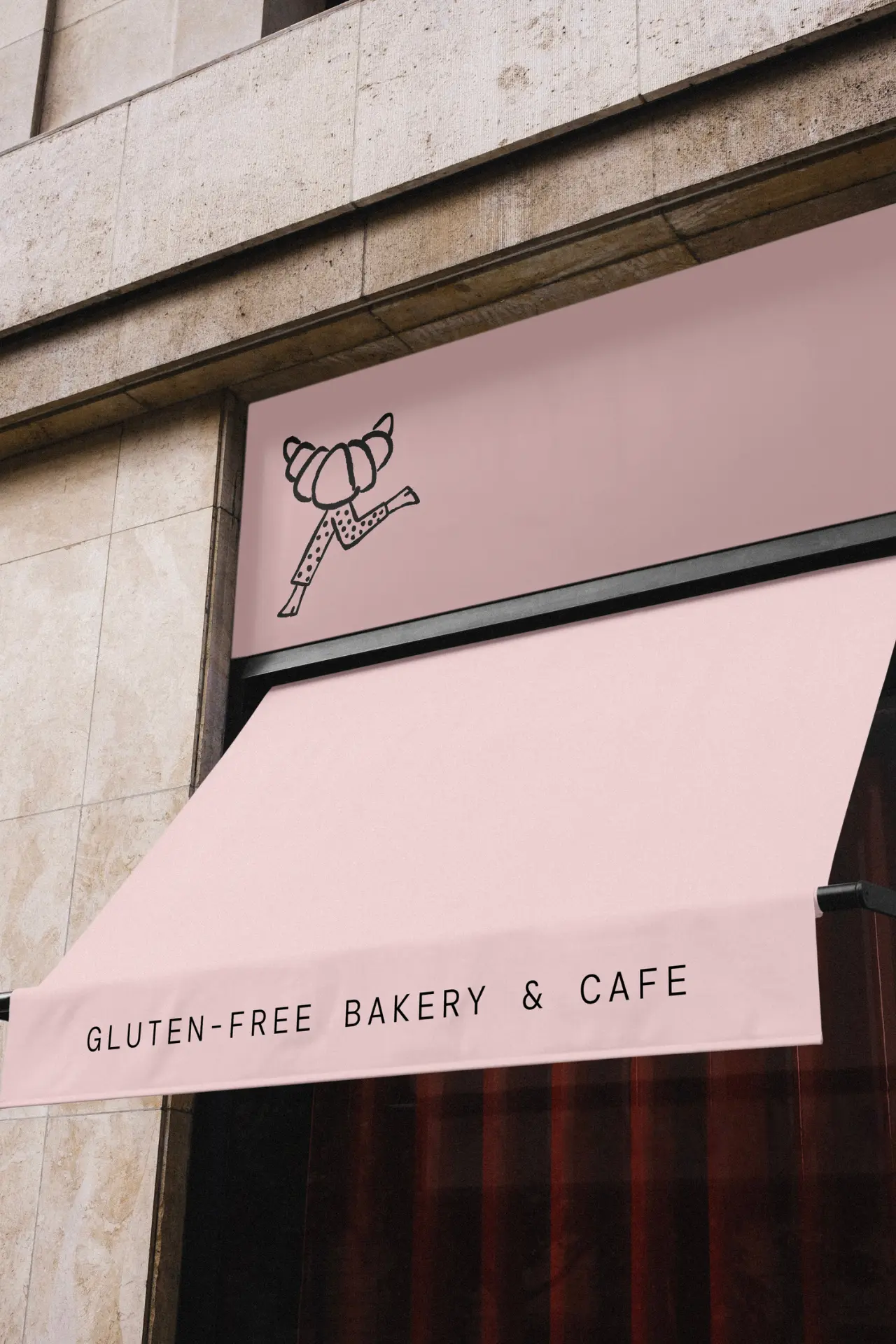 Girlfriend shopfront signage and awning